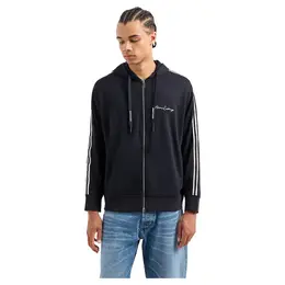 Armani Exchange: Чёрная толстовка 
