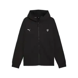 PUMA: Чёрная толстовка  Ferrari