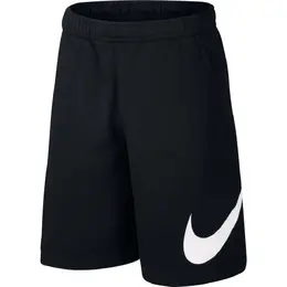 Nike: Чёрные шорты  Sportswear Club