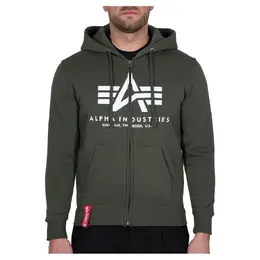 Alpha Industries: Зелёная толстовка 