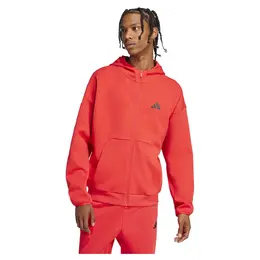 Adidas: Оранжевая толстовка 