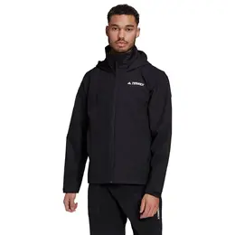 Adidas: Чёрная куртка  Terrex