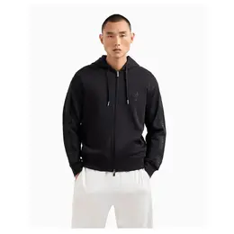 Armani Exchange: Чёрная толстовка 