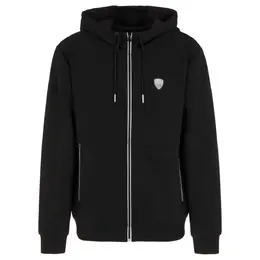 EA7 Emporio Armani: Чёрная толстовка 