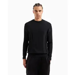 Armani Exchange: Чёрный свитер 
