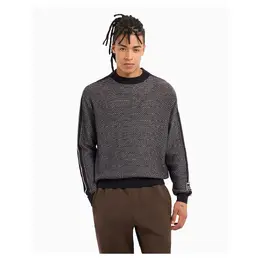 Armani Exchange: Серый свитер 