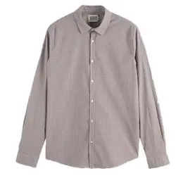 Scotch & Soda: Коричневая рубашка 