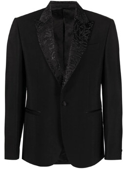 Versace: Чёрные пиджаки  Barocco