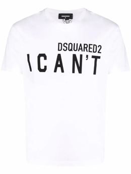Dsquared2: Белая футболка 
