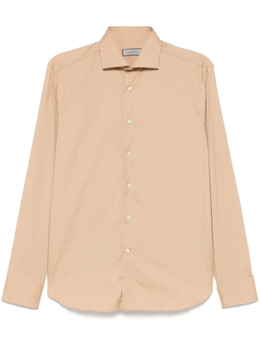 Canali: Коричневая рубашка 
