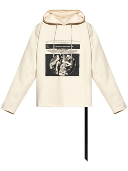 Rick Owens Drkshdw: Толстовка с капюшоном 