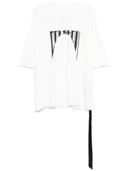 Rick Owens Drkshdw: Белая футболка 