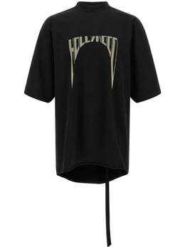Rick Owens Drkshdw: Чёрная футболка  Jumbo
