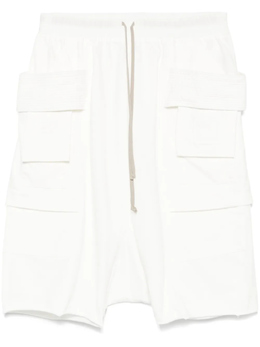 Rick Owens Drkshdw: Белые шорты 