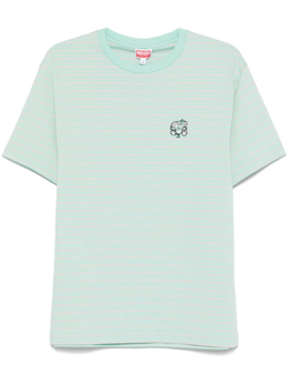 Kenzo: Зелёная футболка 