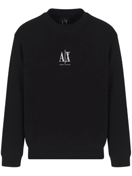 Armani Exchange: Чёрная толстовка 