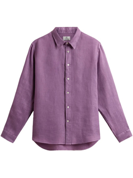 Woolrich: Льняная рубашка 