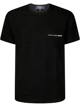 Comme Des Garcons Shirt: Чёрная футболка 