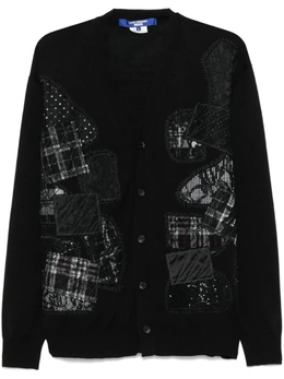 Junya Watanabe Man: Кардиган в стиле пэчворк 