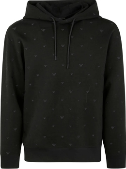Emporio Armani: Чёрная толстовка 