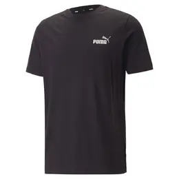 PUMA: Чёрная футболка  Ess