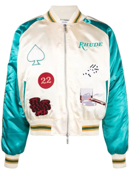 Rhude: Куртка с вышивкой 