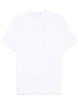 Comme Des Garcons Shirt: Белая футболка 