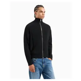 Armani Exchange: Чёрный свитер 