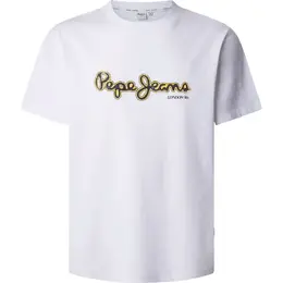 Pepe Jeans: Белая футболка 