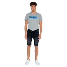 Pepe Jeans: Чёрные шорты 