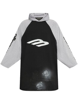 Balenciaga: Футболка с капюшоном 