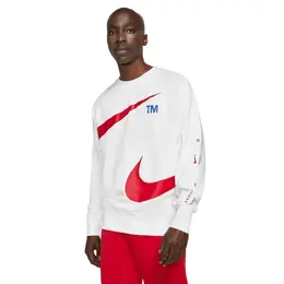 Nike: Белая толстовка  Swoosh