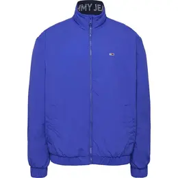 Tommy Jeans: Синяя куртка  Essential