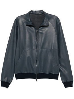 Corneliani: Кожаная куртка 