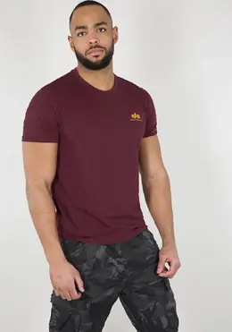 Alpha Industries: Бордовая рубашка 