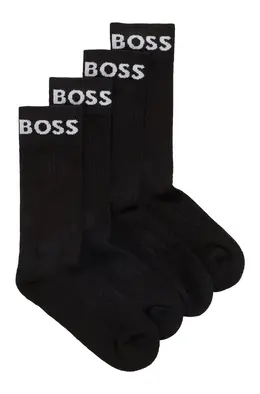 BOSS: Чёрные носки 