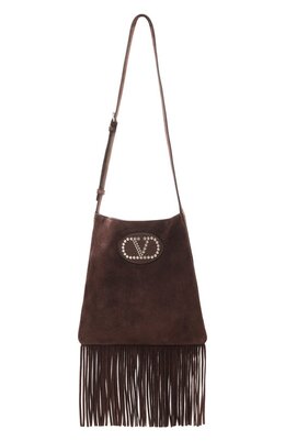 Valentino: Коричневая сумка 