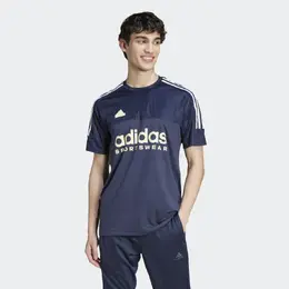 Adidas: Жёлтая футболка  Tiro