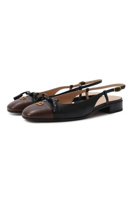 Valentino: Чёрные балетки 