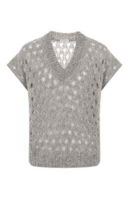 Brunello Cucinelli: Серый жилет 