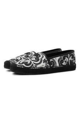 Dolce & Gabbana: Чёрные мокасины 