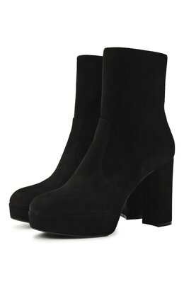 Gianvito Rossi: Чёрные ботинки 