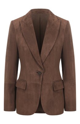 Brunello Cucinelli: Замшевый жакет 