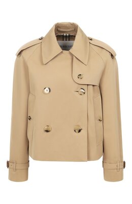 Burberry: Хлопковый плащ 