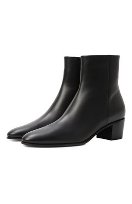 Gianvito Rossi: Чёрные ботинки 