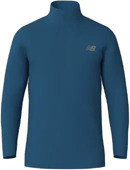 New Balance: Голубая футболка 