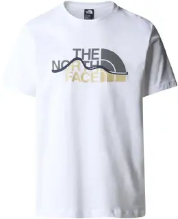 The North Face: Белая футболка  Mountain Line