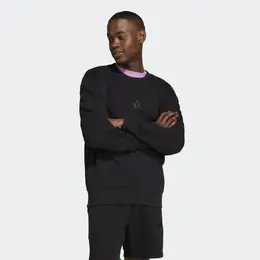 Adidas: Чёрная толстовка 