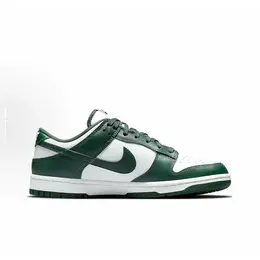 NIKE: Зелёные кроссовки  Dunk Low