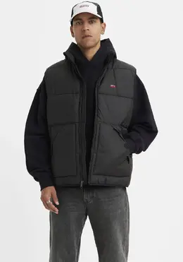 Levi's: Чёрный жилет 
